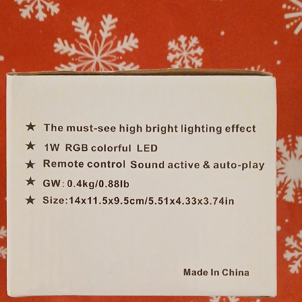 Dynamic Party Light with Black Finish